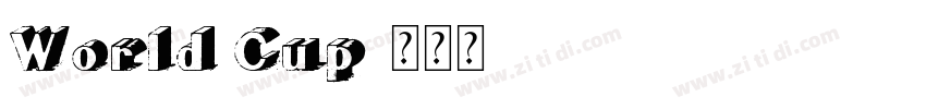 World Cup字体转换